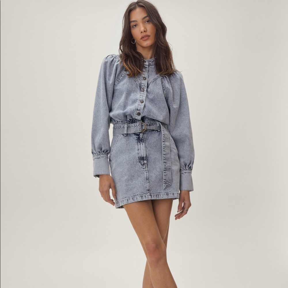 Nasty Gal western denim dress